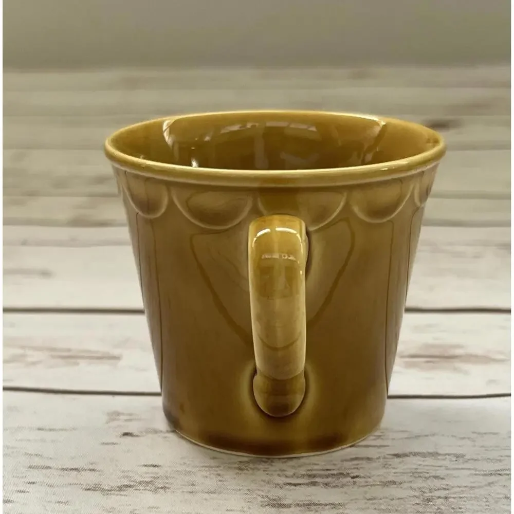 Homer Laughlin Coventry Scalloped CASTILIAN Mug Set of 4‎